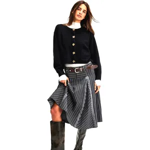 Free People Luna Cardigan Black Size L thumbnail 4