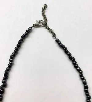 Moon Choker Necklace Gray thumbnail 3
