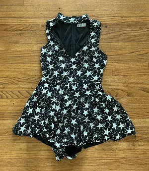 Rumor Star Romper Black thumbnail 1