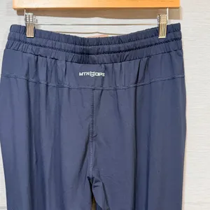 MTN OPS Womens Navy Blue Active Jogger Pants Elastic Waist Hiking Gym Size Large thumbnail 7