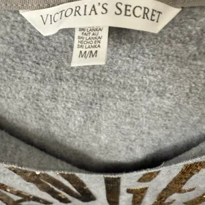 Victoria's Secret Gray Top with Gold Sequin Detail thumbnail 3
