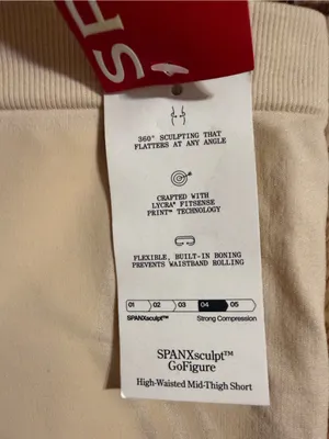 SPANXsculpt GoFigure Shapewear Shorts XS NWT thumbnail 9