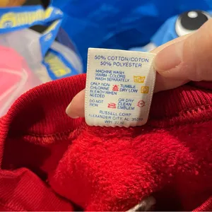 Vintage 80s-90s Jerzees red Ohio State Buckeyes embroidered logo sweatshirt thumbnail 4
