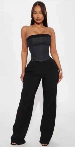 Pants two piece set Black thumbnail 1