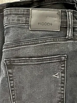 Hidden Long Dark Wash Denim Skirt, M thumbnail 8