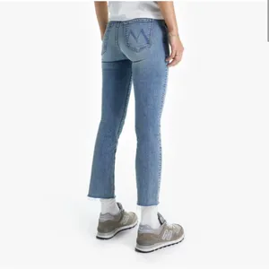 Mother Denim The Rascal Ankle Fray Bonfire Lighning Light Wash Jeans- Size 27 thumbnail 2
