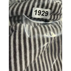 H&M Womens Long Sleeve Top Brown White Striped Scoop Neck Size M thumbnail 6