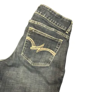 Wrangler Bootcut Jeans Womens 7x30 Dark Wash Stretch Denim 1009MWZDO thumbnail 2