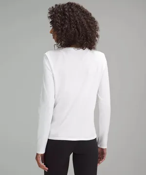 White Lululemon long sleeve T-shirt thumbnail 2