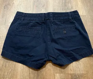 J.Crew Navy Blue Chino Shorts thumbnail 2