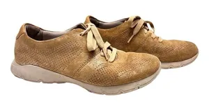 Dansko Women's Alissa Gold Print Leather Athletic Oxford Sneaker EU Size 37 thumbnail 1