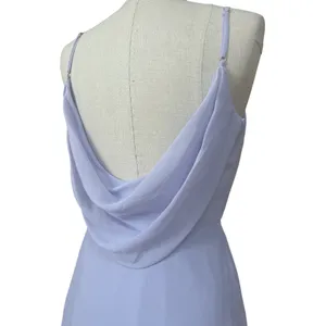 Revelry Nadia Chiffon Dress Light Lavender Size 8 NWT Bridesmaid Wedding Guest thumbnail 6