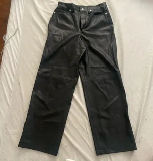 BLANKNYC leather wide-leg pants thumbnail 1
