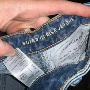 American Eagle stretchy normcore super hi-rise 0 jeggings thumbnail 3