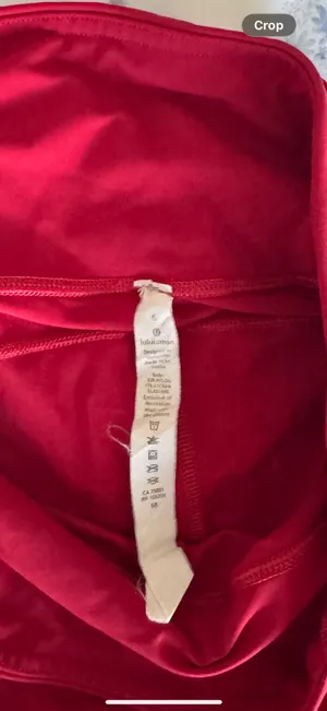 Red Lululemon Leggings thumbnail 4
