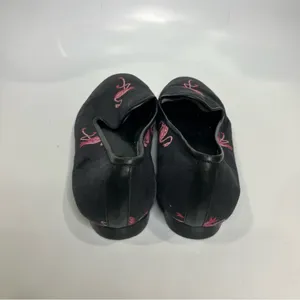 Zalo Anthropologie black pink flamingo flats women’s size 9 artistic indie‎ thumbnail 4
