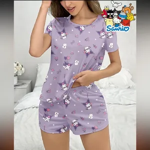 Sanrio Kuromi Lavender Purple Pajama Set – Women’s Size Large thumbnail 4