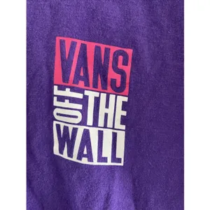 Vans Off The Wall Graphic T-Shirt Womens Size S Purple Skater Cotton Tee thumbnail 5