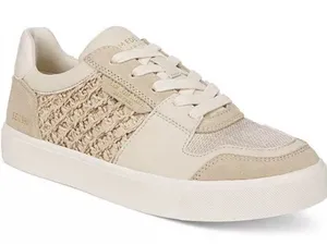 Sam Edelman Women's Elcie Lace-Up Raffia Court Sneakers Size 6 thumbnail 1