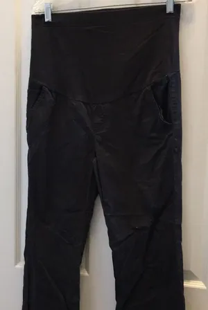 FINAL MARKDOWN Oh mamma maternity slacks medium Black Size undefined thumbnail 1