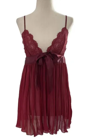 Victorias Secret Women Size Small Red Lingerie Intimate Sleepwear (10F-4P) thumbnail 1