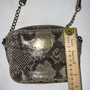 Michael Kors Snakeskin Handbag/Cross body Purse‎ Good Condition. thumbnail 5