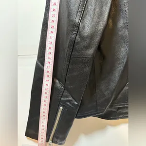 Classic Black faux Leather Jacket thumbnail 14