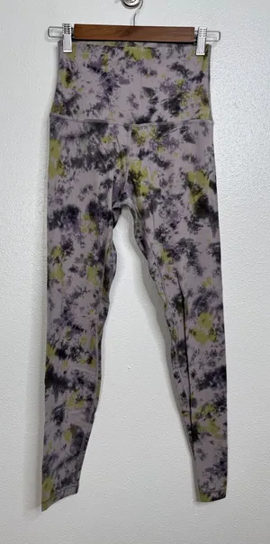 Lululemon Align High-Rise Pant 28 Diamond Dye Light Sage Medium Olive Size‎ 6 thumbnail 1