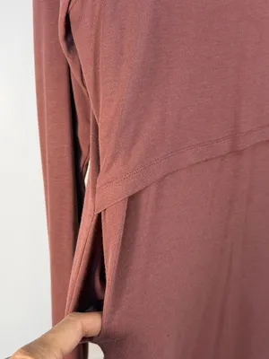 Angel Maternity Nursing Hoodie Mauve Size XS thumbnail 3