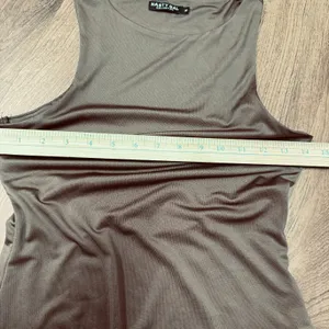 Nasty Gal Women’s Brown Bodysuit Sz M sleeveless stretchy minimalist thumbnail 8