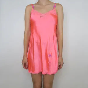 Victoria's Secret Vintage Victoria Secret Hot Pink Lingerie Nightgown Slip Dress thumbnail 5