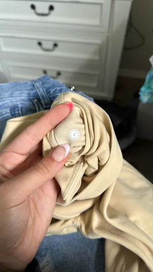Lululemon Biker Shorts 6" Tan Align thumbnail 3