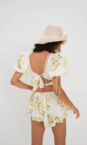 For Love & Lemons Alana Crop Top thumbnail 2