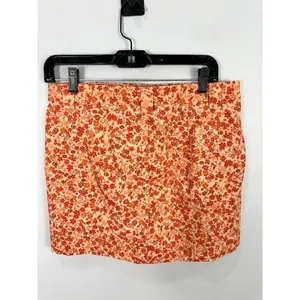 Wild Fable Ditsy Floral Mini Skirt Adjustable Waist Boho Mod 70s‎ Retro Size 6 thumbnail 4