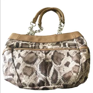 Miche Bianca Faux Leather Snake Print Demi Bag Braided Straps Base Bag & Shell thumbnail 2