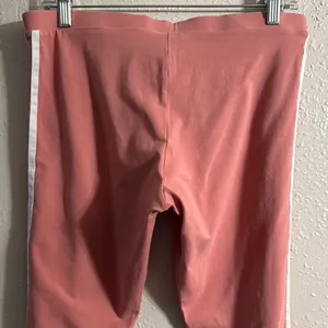 Adidas Pink High-Waist Leggings with Side Stripes thumbnail 6