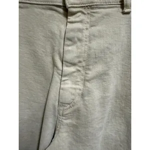 Zara High Waisted Wide Leg Pants Womens US 4 Beige Sand Raw‎ Hem Cropped thumbnail 11