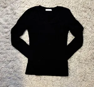 Active Basic Black Long Sleeve Top Size S thumbnail 1