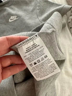 Nike Women’s Small Tech Fleece Grey Logo Dress thumbnail 6
