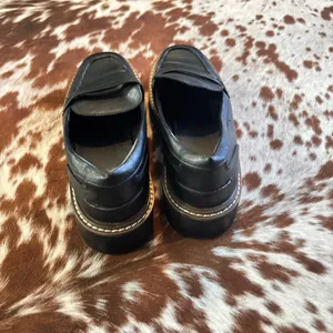 Black Platform Penny Loafers Nordstrom Rack size 7 thumbnail 4
