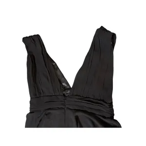NWT Lulus SZ Large Amazing Evening Black Tiered Maxi Dress Formal Special Event thumbnail 8