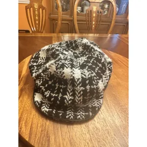 Banana Republic Wool Blend Newsboy Paperboy Newsie Flat Cap Hat Medium Large thumbnail 2