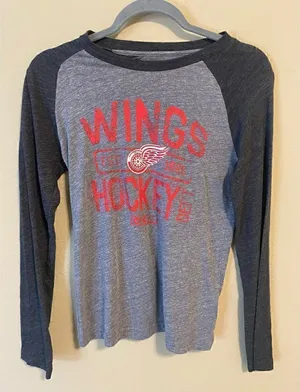 Red Wings Hockey T thumbnail 1