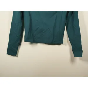 Abercrombie Long Sleeve Strappy Square Neck Top Size M Green Y2K Indie Sleaze thumbnail 8