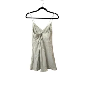 MADEWELL Layton Mini Slip‎ Dress Sage Mist Sz 2 thumbnail 4