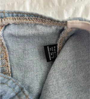 SheIn Denim Strapless Top thumbnail 3