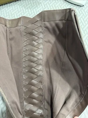 Fergalicious Taupe Suede Over-the-Knee Woven-Panel Boots Size 7.5 thumbnail 11