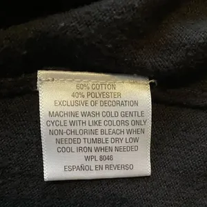 Embroidered black jersey blouse thumbnail 5