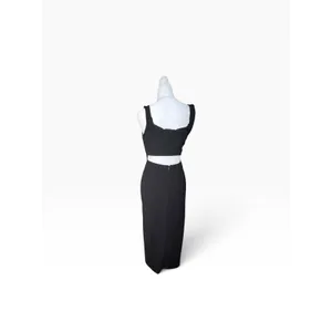 Lulus Women Black Midi Dress Size M thumbnail 3
