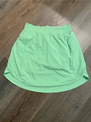 lululemon athletica Hotty Hot High-Rise Skirt Green Athletic Skort Size 4 thumbnail 2